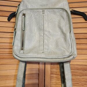 American Leather Shoulder Bag - Cream